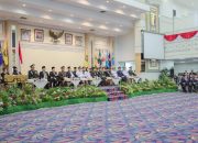 PEMPROV LAMPUNG IKUTI DETIK-DETIK PROKLAMASI HUT RI KE-80 SECARA VIRTUAL