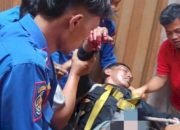 DAMKAR TUBABA EVAKUASI TEKNISI TERSENGAT LISTRIK