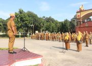 PIMPIN APEL, WAKIL BUPATI LAMPUNG TENGAH : TEKANKAN DISIPLIN ASN DAN PERCEPATAN PROGRAM DAERAH