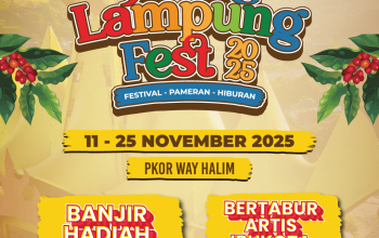 Lampung Fest 2025 Siap Digelar di PKOR Way Halim, Usung Konsep Panggung Kolaborasi Pariwisata dan Ekonomi Kreatif