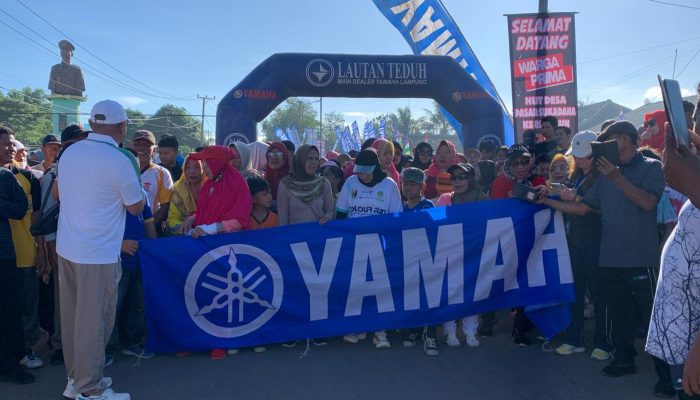 Grebek Pasar Yamaha Meriahkan HUT Ke 82 Desa Pasar Wedana Sukadana Lampung Timur